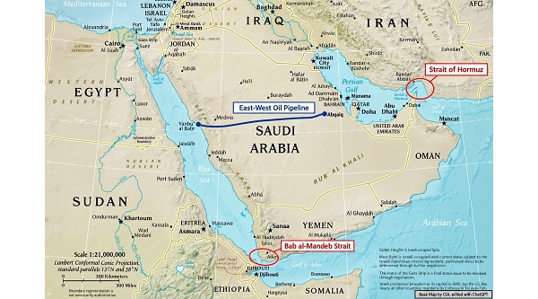 Oil Chokepoints in the Middle East