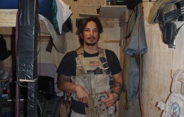 Reynaldo Baviera on deployment.