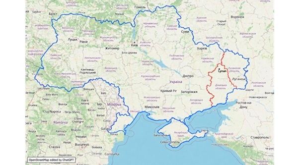 Map Ukraine Offensive 2026