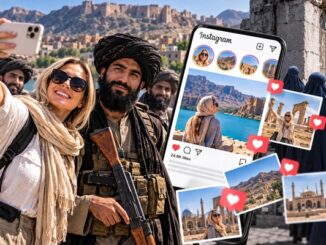 Tourist Selfie in Afghanistan
