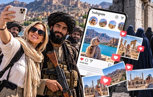 Tourist Selfie in Afghanistan